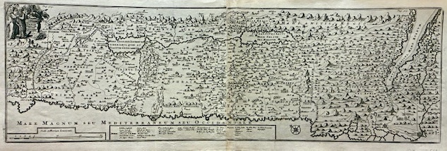 Tabula geographica Terrae Sanctae. Auctore J. Bonfrerio Societat. Jesu.