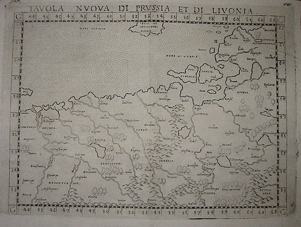 Tabula nova di Prussia et Livonia