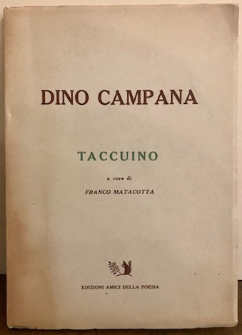 Taccuino. A cura di Franco Matacotta