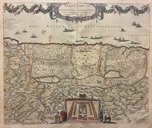 Terra Sancta, sive Promissionis, olim Palestina recens delineata