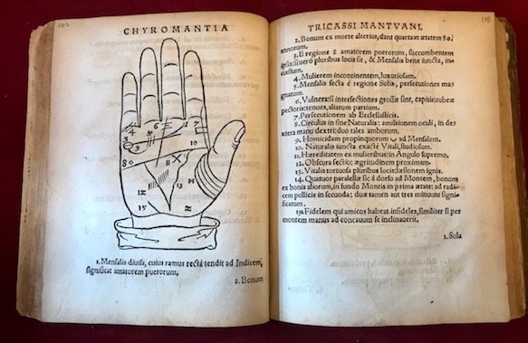 Tricassi Cerasariensis Mantuani Enarratio pulcherrima principiorum Chyromantiae. Exqua facillime patere …