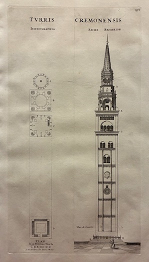 Turris Cremonensis. Ichnographia - Facies exterior