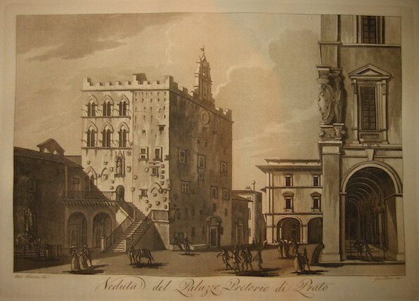 Veduta del Palazzo Pretorio di Prato