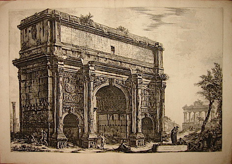 Veduta dell’Arco di Settimio Severo