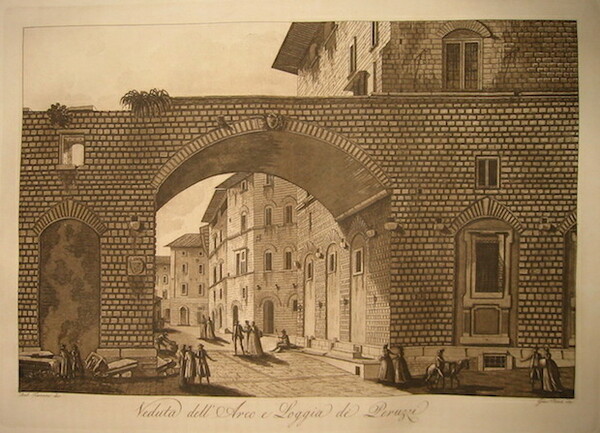 Veduta dell’Arco e Loggia de’ Peruzzi