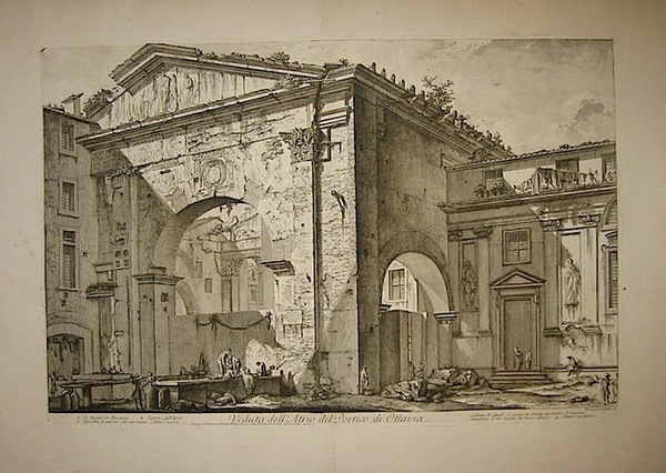 Veduta dell’Atrio del Portico di Ottavia