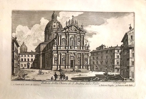 Veduta della Chiesa di S. Andrea della Valle