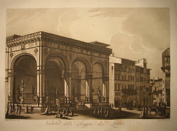 Veduta della Loggia dei Lanzi