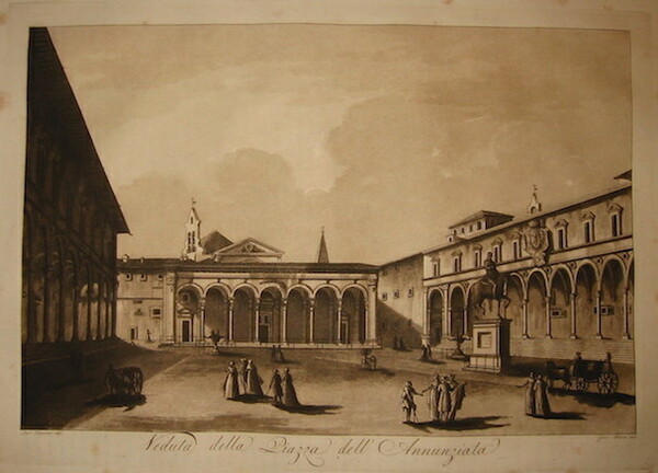 Veduta della Piazza dell’Annunziata