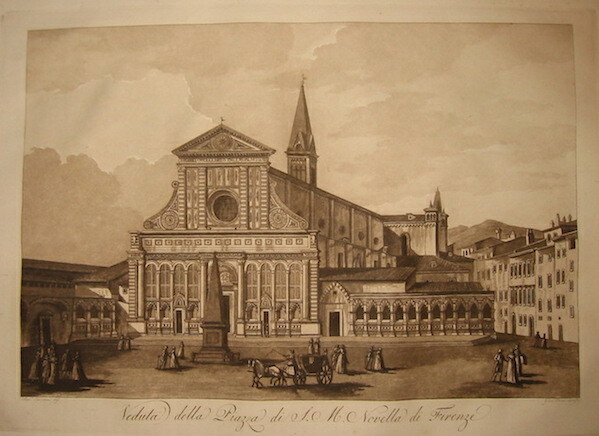 Veduta della Piazza di S. M. Novella di Firenze