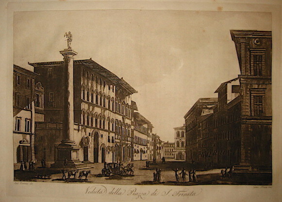 Veduta della Piazza di S. Trinita