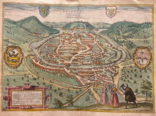 Vesontio Sequanorum. Gallis Besanson. Germanis Besantz