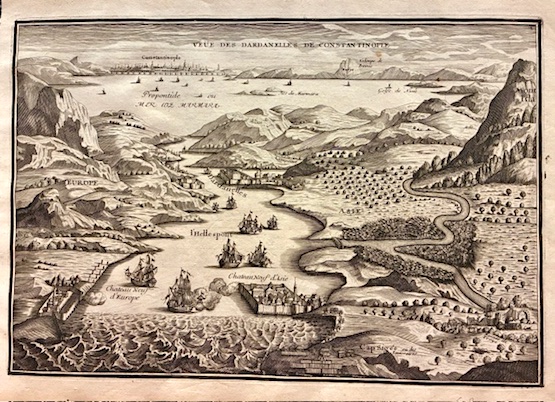 Veue des Dardanelles de Constantinople