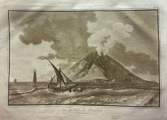 Vue au nord de Stromboli et de Strombolino