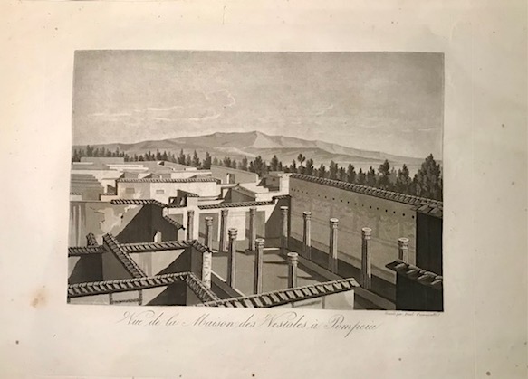 Vue de la Maison des Vestales a Pompeia