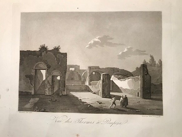 Vue des Thermes a Pompeja