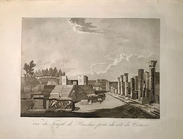 Vue du Temple de Bacchus prise du coté de Vesuve