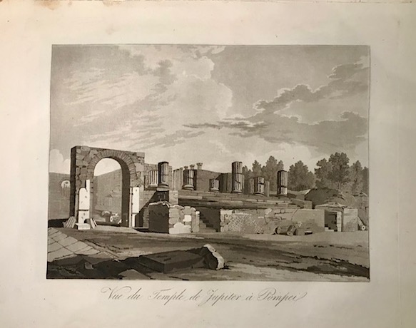 Vue du Temple de Jupiter a Pompei