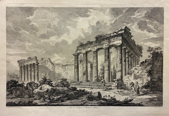 Vue du Temple de Minerve a Athene