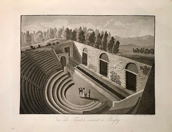 Vue du Theatre couvert a Pompei