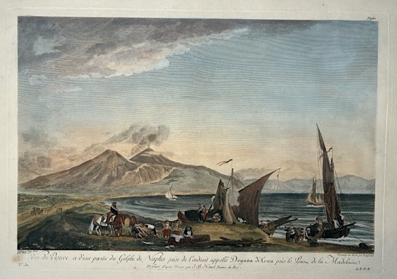 Vue du Vesuve et d’une partie du Golphe de Naples …