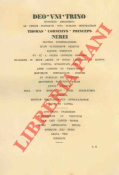 Tommaso Corsini, Principe.