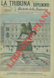 Inaugurazione del monumento a Vittorio Emanuele a Milano, in Piazza …