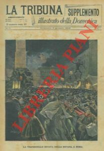 La tradizionale serata della Befana, a Roma. (al retro : …