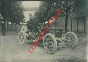 Coppa Florio. Circuito di Brescia. Demongeot Victor su Darracq,