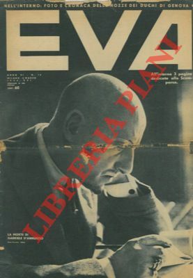 La morte di D'Annunzio. "Eva".