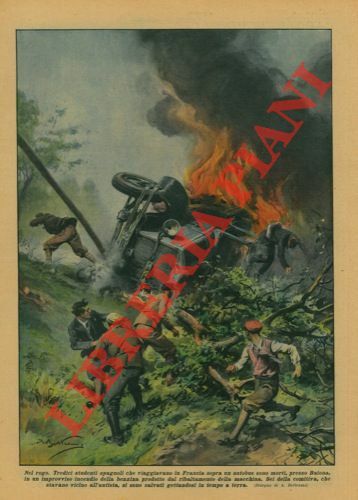 Tredici studenti spagnoli che viaggiavano in Francia sopra un autobus …