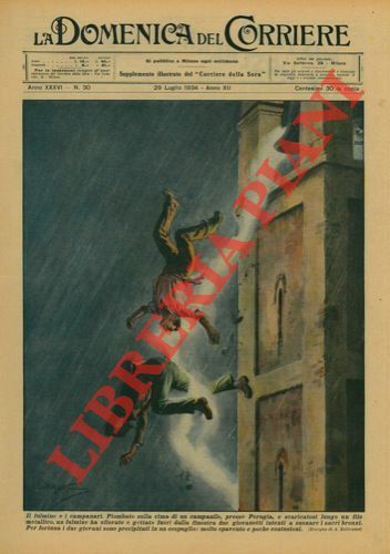 Un fulmine ha colpito un campanile in provincia di Perugia …