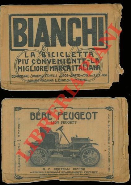 Carta d'Italia del Touring Club Italiano. Foglio N. 1 - …