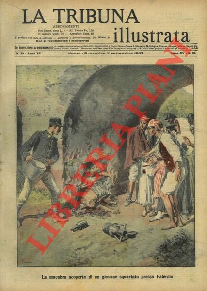 La macabra scoperta di un giovane squartato presso Palermo.