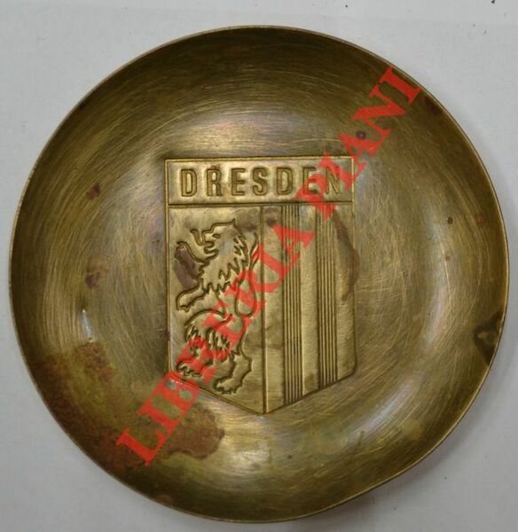Piattino in ottone, "Dresden".