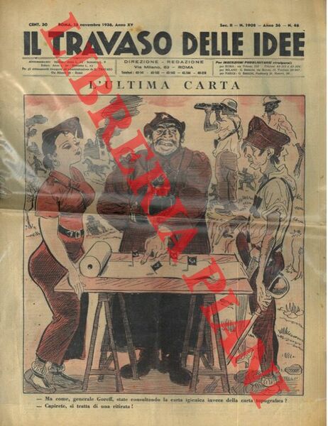 Il Travaso delle idee. Organo ufficiale delle persone intelligenti.