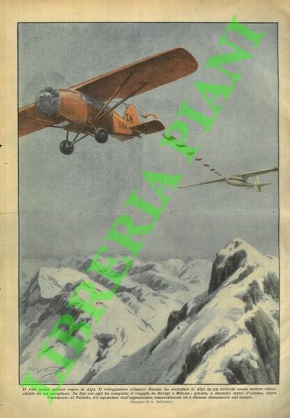 Alpi sorvolate da un velivolo senza motore, da Zurigo a …