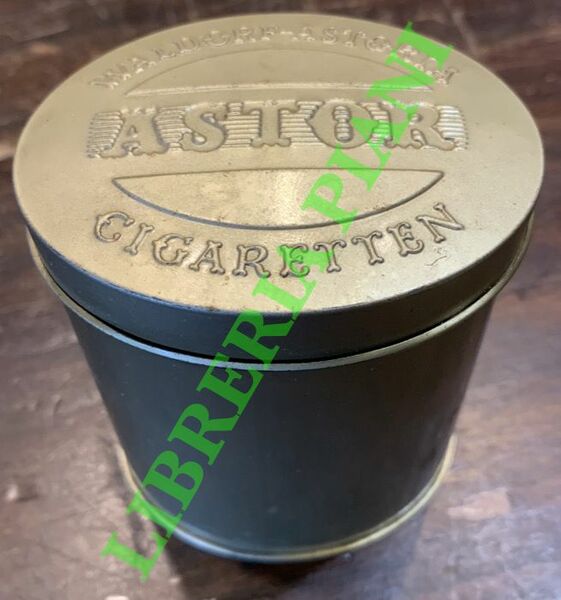 Scatola metallica sigarette "Waldorf-Astoria. Astor"