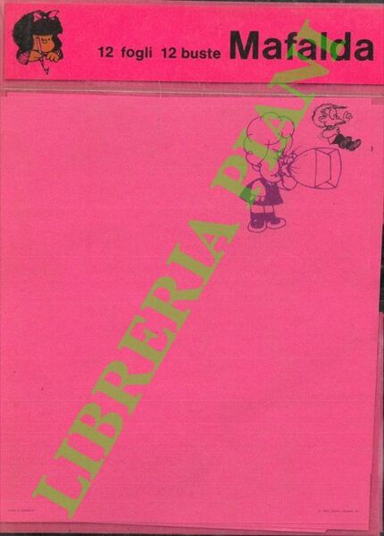 Mafalda, 12 fogli 12 buste.