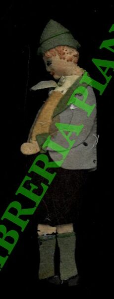 Piccolo alpino in pannolenci, presina da pentole