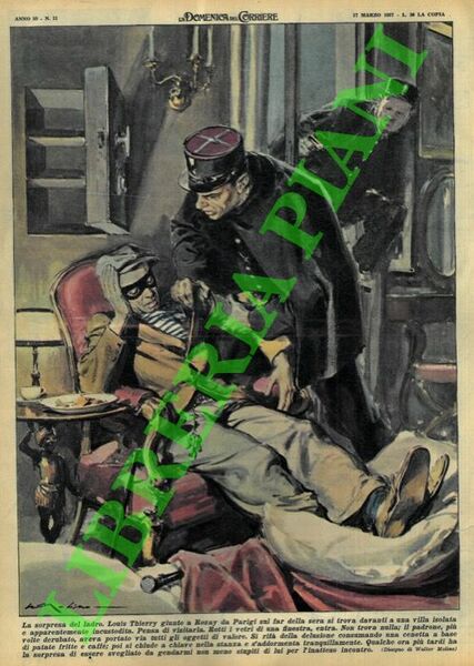 Ladro entra in una villa isolata, ma visto che non …