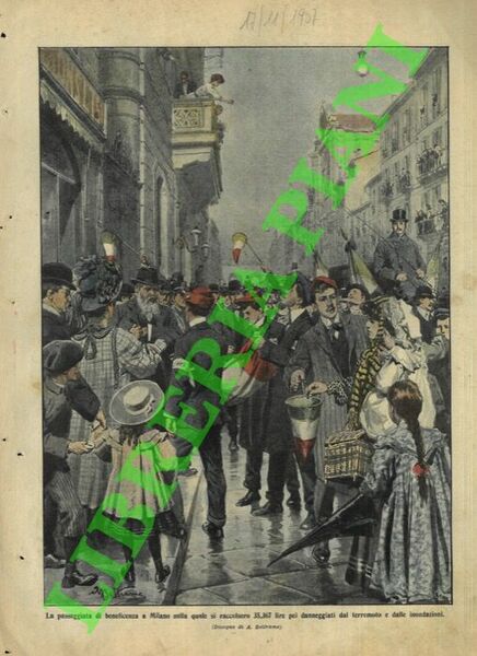 Offerte di beneficenza per le strade di Milano in aiuto …