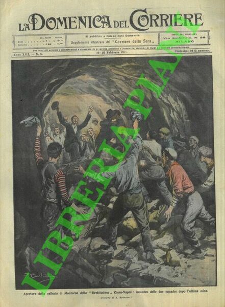 Apertura della galleria di Montorso della “direttissima” Roma-Napoli: incontro delle …