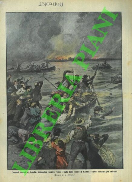 In Canadà foreste in fiamme: feroci tentativi per salvarsi verso …