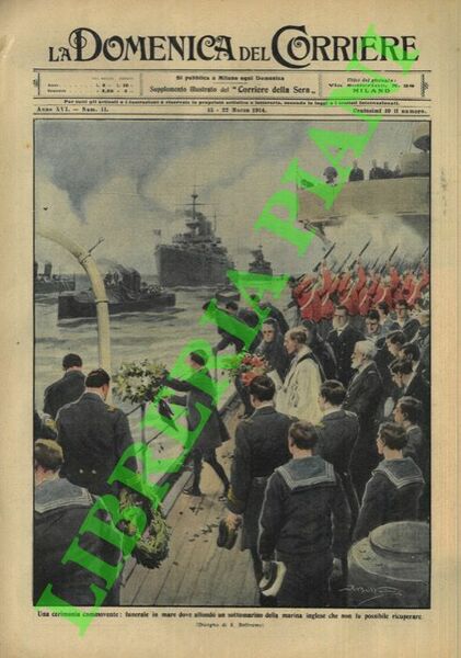 Funerale in mare dove affondò un sottomarino della marina inglese …