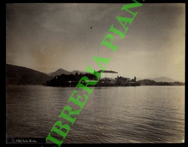 Lago Maggiore. Isola Bella da Ponente, animata = Isola Bella …