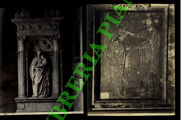 Palermo. Museo. Madonna di Gagini - Martorana. Coronazione di Ruggiero.