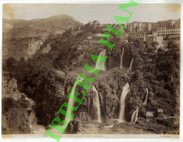 Tivoli. Veduta generale delle Cascate.