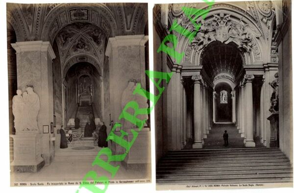 Roma. Palazzo Vaticano. Loggia, Scale, interni, Salone, Cappella Sistina .