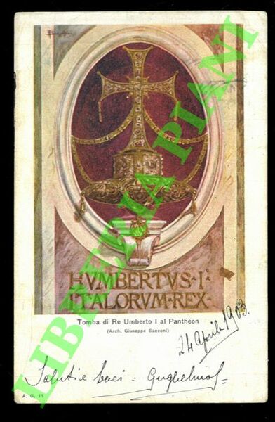 Tomba di Re Umberto I al Pantheon.